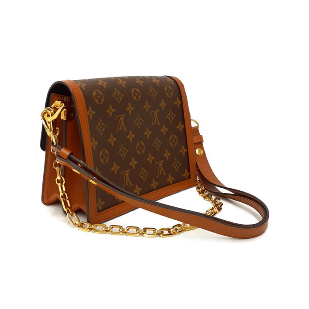 Louis Vuitton Brown Bag Reverse Dauphine Leather Monogram